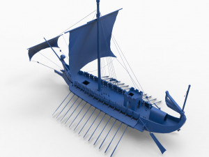 Old ship mod11 Modèles 3D en vedette