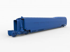 vag&atilde;o mod1 Modelo de Impressão 3D