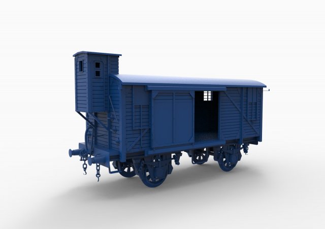 wagon mod4 3D Принт Модель .c4d .max .obj .3ds .fbx .stl .blend 
