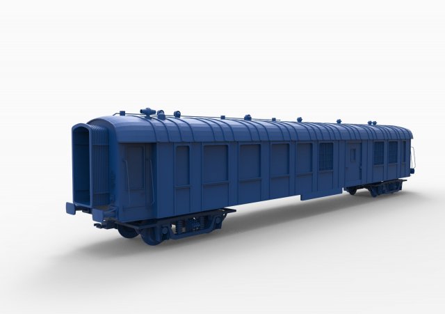 wagon mod6 Modello di stampa 3D .c4d .max .obj .3ds .fbx .stl .blend 