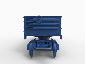 wagon mod9 3D 프린트 모델