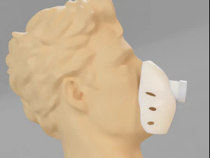 मास्क कोविड-19 3D प्रिंट मॉडल