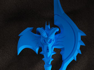 wow shadowmourne the legendary two-handed axe 3D Model