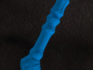 wow shadowmourne the legendary two-handed axe 3D Model