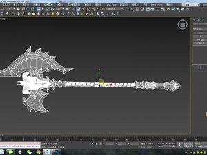wow shadowmourne the legendary two-handed axe 3D Model