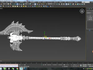 wow shadowmourne the legendary two-handed axe 3D Model