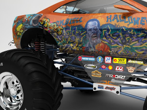 monster car Modelo 3D