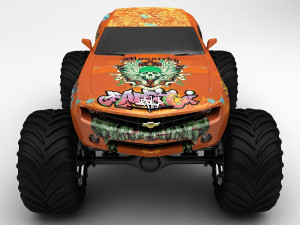 monster car Modelo 3D