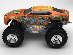 monster car Modelo 3D