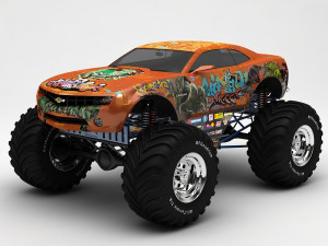 monster car Modelo 3D