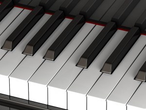 grand piano 3D Model
