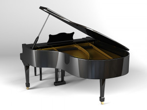 grand piano 3D Model