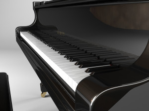grand piano 3D Model