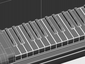 grand piano 3D Model