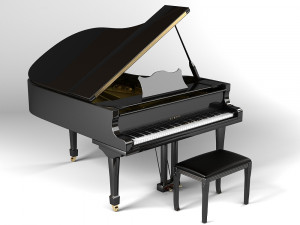 grand piano 3D Model