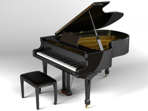 grand piano 3D Model