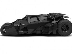batmobile the tumbler 3D मॉडल