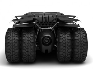 batmobile the tumbler 3D मॉडल