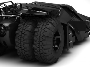 batmobile the tumbler 3D मॉडल