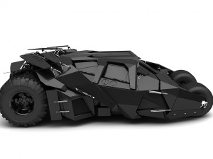 batmobile the tumbler 3D मॉडल