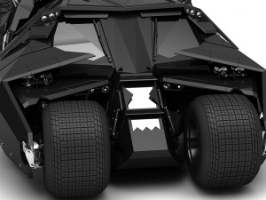 batmobile the tumbler 3D मॉडल
