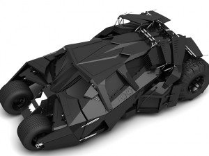 batmobile the tumbler 3D मॉडल