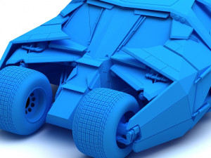 batmobile the tumbler 3D मॉडल