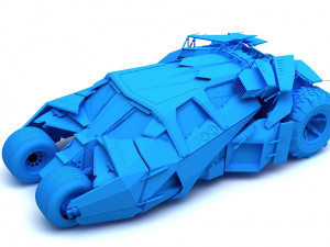 batmobile the tumbler 3D मॉडल