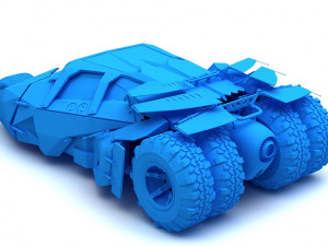 batmobile the tumbler 3D मॉडल