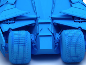 batmobile the tumbler 3D मॉडल