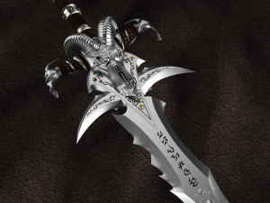 frostmourne the sword of arthas 3D 모델
