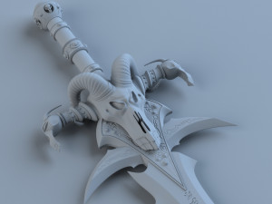 frostmourne the sword of arthas Model 3D
