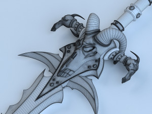 frostmourne the sword of arthas Model 3D
