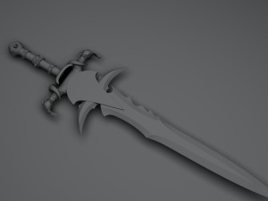 frostmourne the sword of arthas Model 3D
