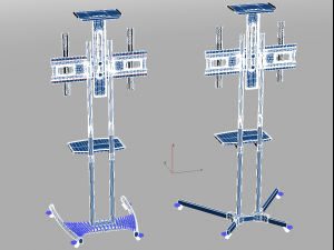 tv bracket Model 3D