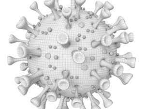 coronavirus sars-cov-2 - green 3D Model