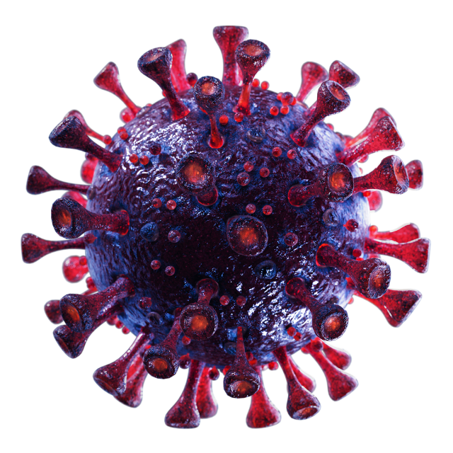 coronavirus sars-cov-2 - violet 3D 모델 .c4d .max .obj .3ds .fbx .stl .blend 