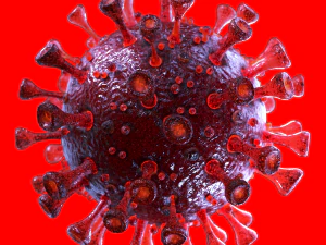 coronavirus sars-cov-2 - red 3D Model