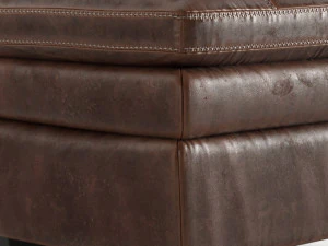 old leather ottoman 3D Model