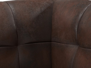 old leather sofa 3D Model