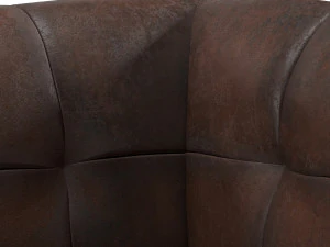 old leather sofa 3D Model