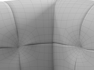 old leather sofa 3D Model