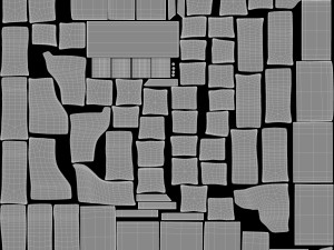 old leather sofa 3D Model