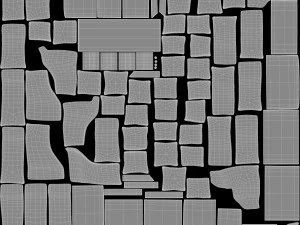 old leather sofa 3D Model
