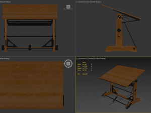 drafting table Modelo 3D