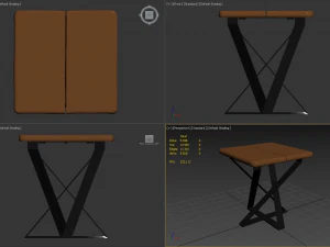 drafting stool 3D Model