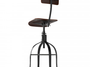 rustic drafting chair 3Dモデル