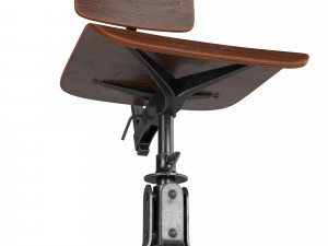 rustic drafting chair 3Dモデル