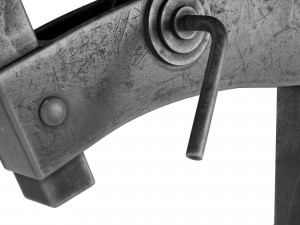rustic drafting chair 3Dモデル