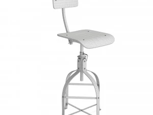 rustik &ccedil;izim koltuğu 3D Model